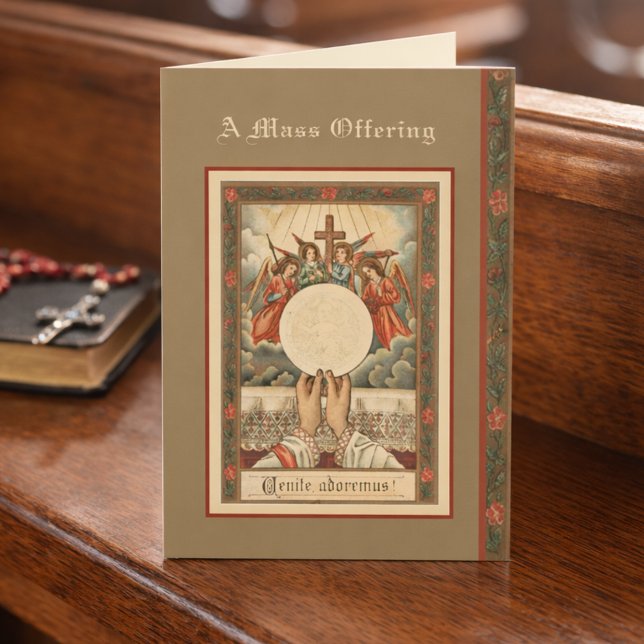 Kort för katolsk julmässor (Skapare uppladdad)