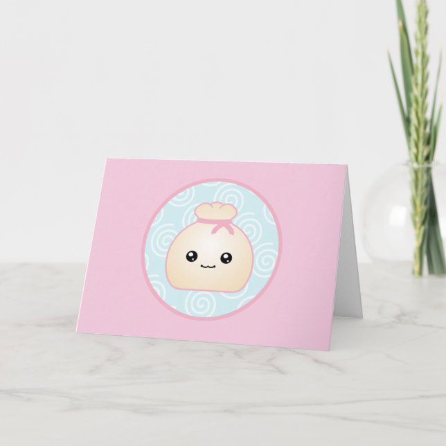Kort för Kawaii klimpfödelsedag (Framsida)