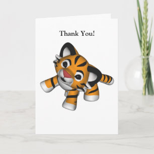 Kort för Kawaii tigertack