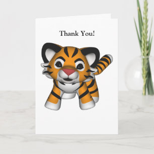 Kort för Kawaii tigertack
