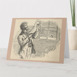 Kort för klassikernyfödd bebishälsning