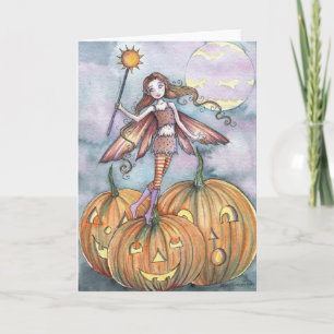 Kort för konst för Halloween kort felikt by