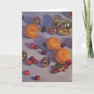Kort för konst "för julClementines" julafton