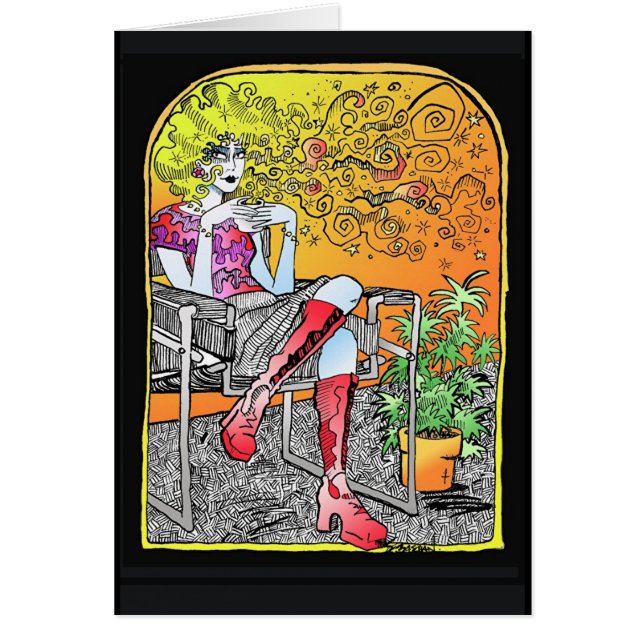 Kort för koppO kaffe (Framsidan)