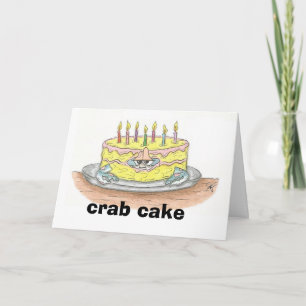 Kort för KRABBAtårtafödelsedag