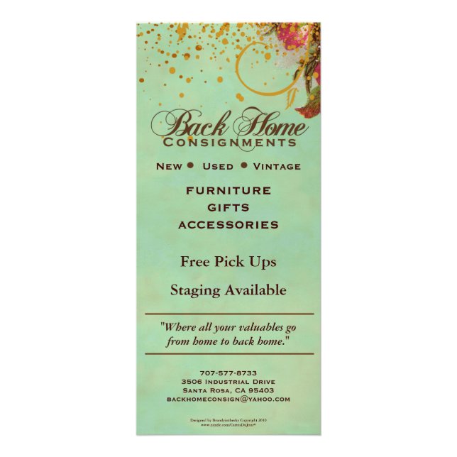 Kort för kugge för hem- avsändningar för baksida (Baksidan)