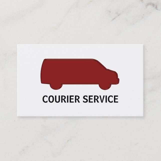 Kort för kurirservice (Framsida)