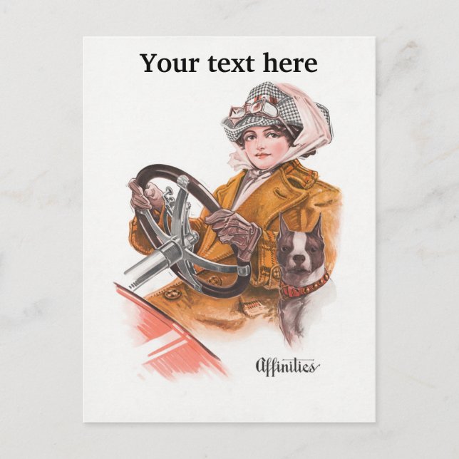 Kort för kvinnligt körkort (Framsida)