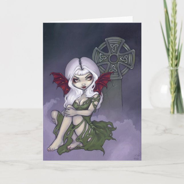 Kort "för kyrkogårdmist" hälsning (Framsida)