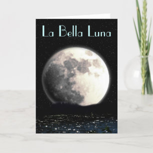 Kort för LaBella Luna hälsning