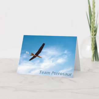 Kort för lagPterosaur tack