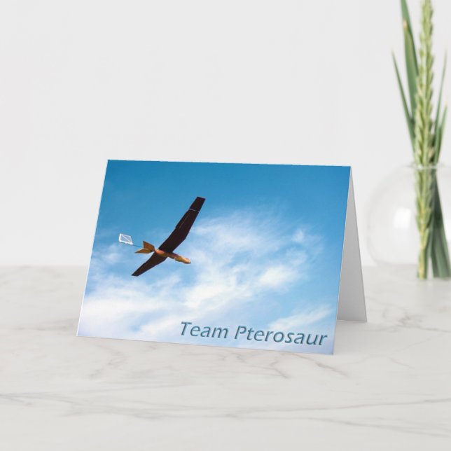 Kort för lagPterosaur tack (Framsida)