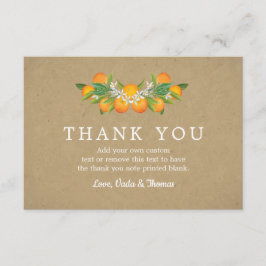 Kort för landorangetack