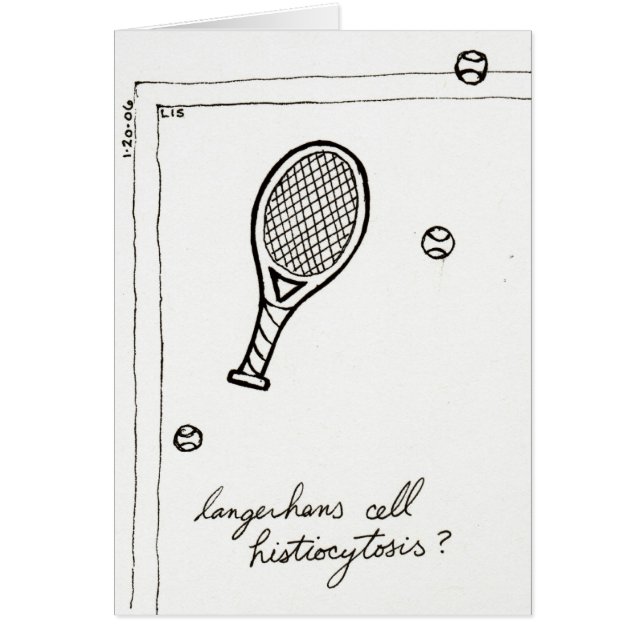 Kort för Langerhans cellHistiocytosis (Framsidan)