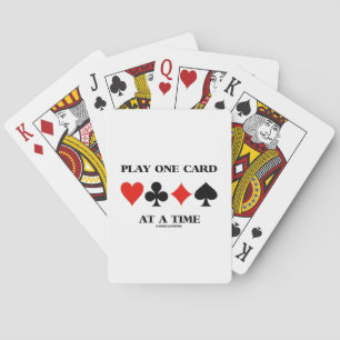 Kort för lek en i sänder (fyra kortkostymer) casinokort