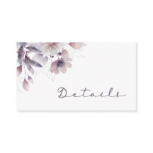 Kort för lila Bröllop