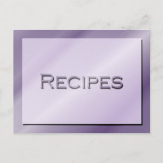 Kort för Lila Recept