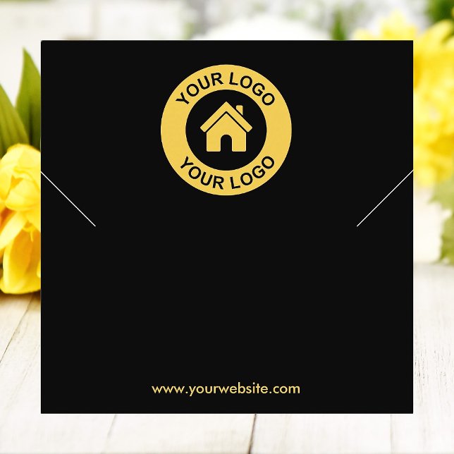 Kort för Logotyp av enkel Anpassningsbar Necklace  (Skapare uppladdad)