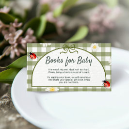 Kort för Love Bug Books för Baby Enclosure