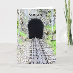 Kort för lycka tilltågtunnel