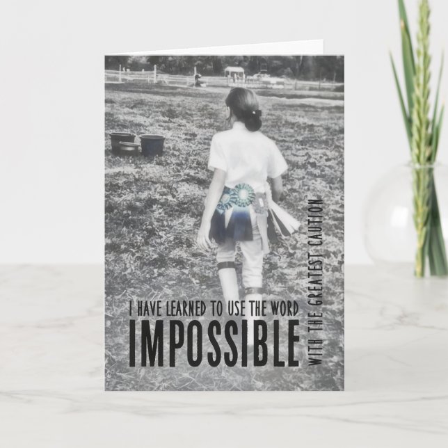 Kort för lyckad RIBBON-hälsning (Framsida)