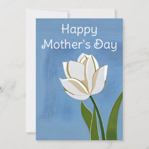 Kort för lycklig Mors dag, tulpaner, blomma,