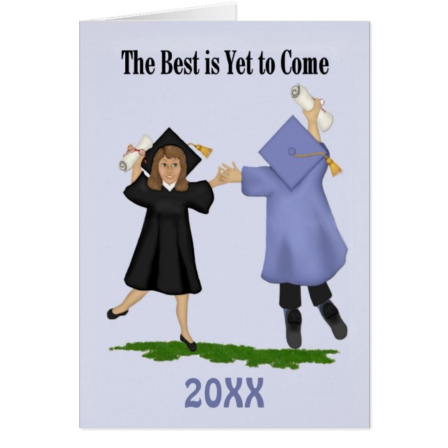 Kort för lycklig - stor insida - Anpassa (Framsidan)