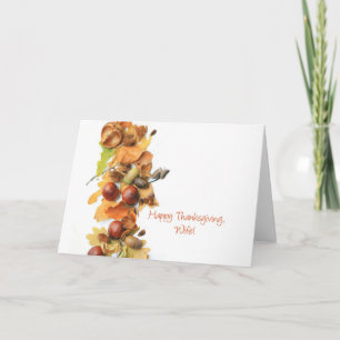 Kort för maka-Thanksgiving