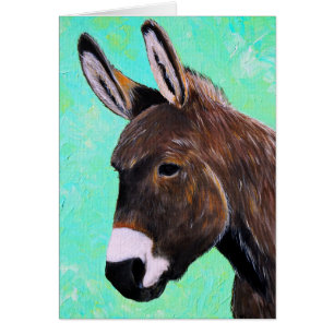 Kort för målning av donkey