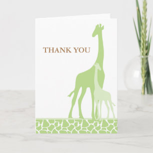 Kort för mamma- och babygirafftack