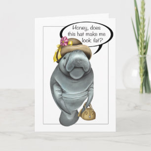 Kort för Manateefödelsedaghälsning