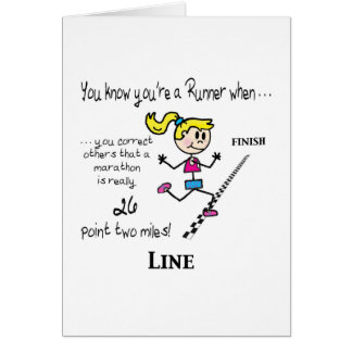 Kort för maratonspringer