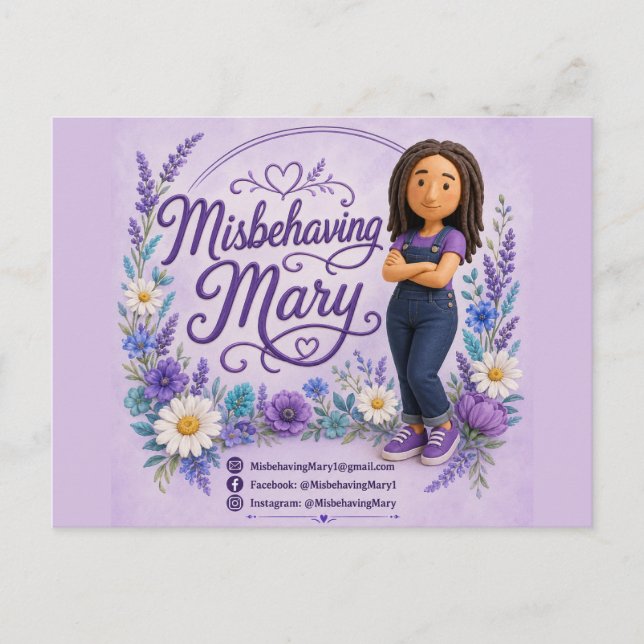 Kort för Mary som uppför sig illa (Framsida)