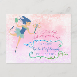 Kort för matlagning av matlagningsrecept för köksm