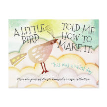 Kort för matlagning av matrecept på spånadslin