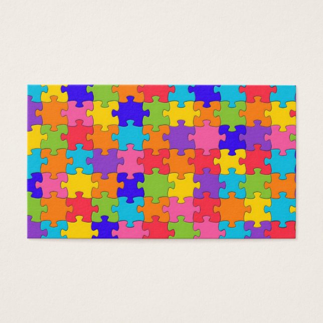 Kort för medvetenhet om autism (Framsidan)