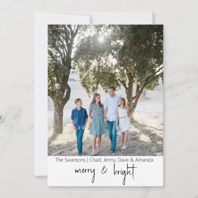 Kort för Merry & Bright Helgdag (Framsida)