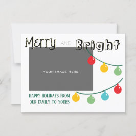 Kort för Merry- och Bright-Helgdag