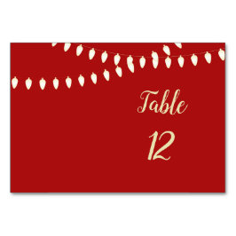 Kort för Merry och Bright Ljus Bord