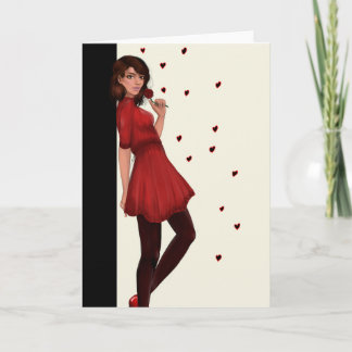 Kort "för min valentin"