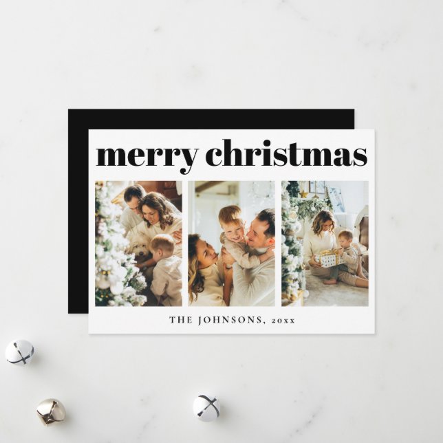 Kort för minimal Helgdag för minimal typografi (Fram/Back In Situ)