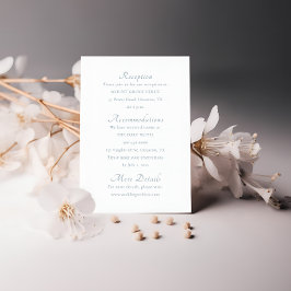 Kort för minimal skripthölje för Elegant