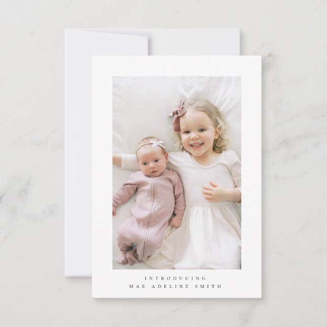 kort för minsta möjliga födelseanmälan (Framsida)