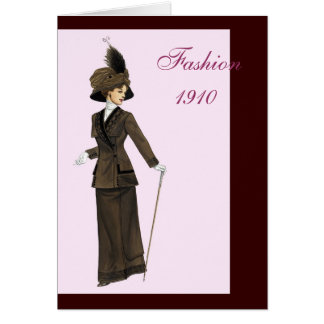 Kort för mode 1910