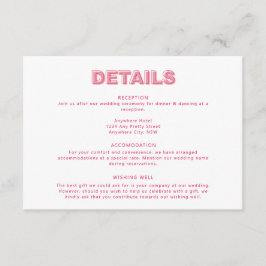 Kort för modern fet textinformation