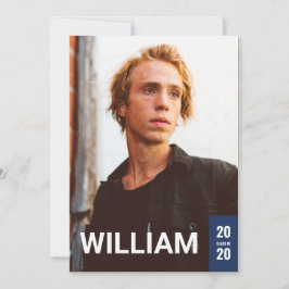 Kort för Modern Märkre Grad-inbjudan