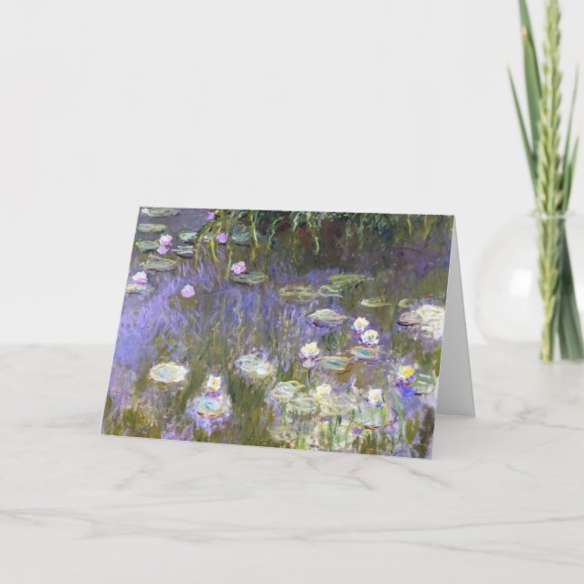 Kort för Monet Springtimehälsning (Framsida)