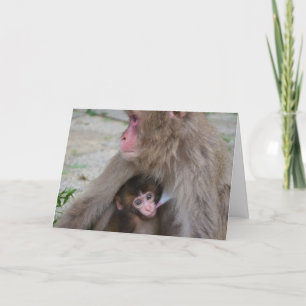 Kort för mor- och babyapamors dag