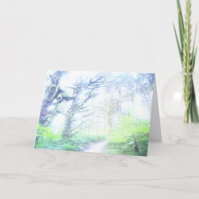 Kort för morgonmisthälsning (Framsida)