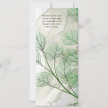 Kort för motståndskraft och mod